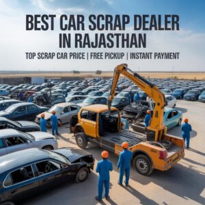 best car scrap dealer in Rajasthan with vehicle scrapping yard, scrap cars and machinery