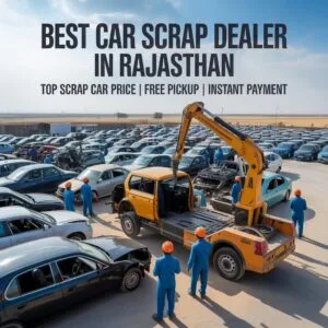 best car scrap dealer in Rajasthan with vehicle scrapping yard, scrap cars and machinery