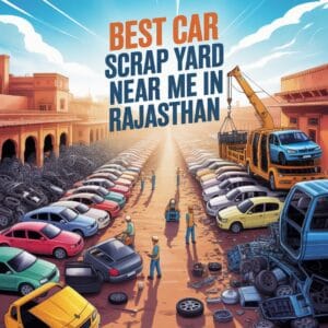 Best car scrap yard near me in Rajasthan with vehicle scrapping services, scrap cars, and recycling yard facility