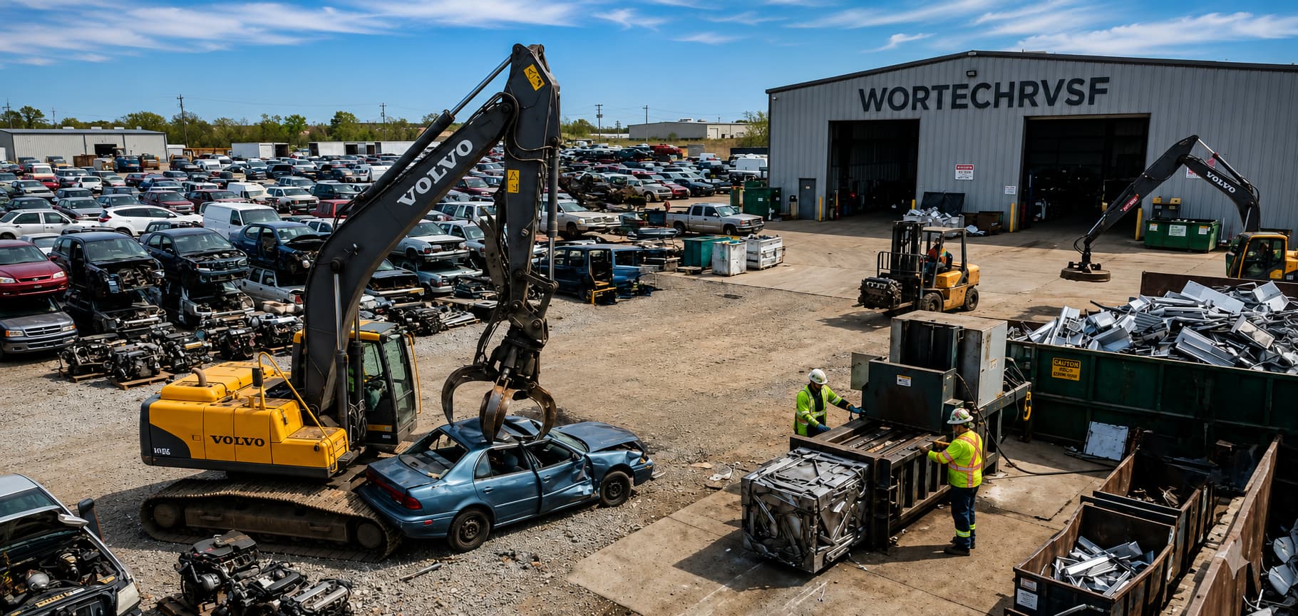 Best Car Scrap Dealer in Rajasthan - WORTech RVSF Facility